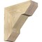 Ekena Millwork Traditional Slat Rough Sawn Bracket, Douglas Fir, 6"W x 18"D x 18"H BKT06X18X18TRA06RDF - alternate 1